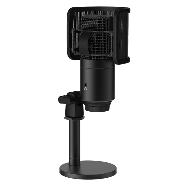 K683B - USB Desktop Microphone (With Desk Stand)
