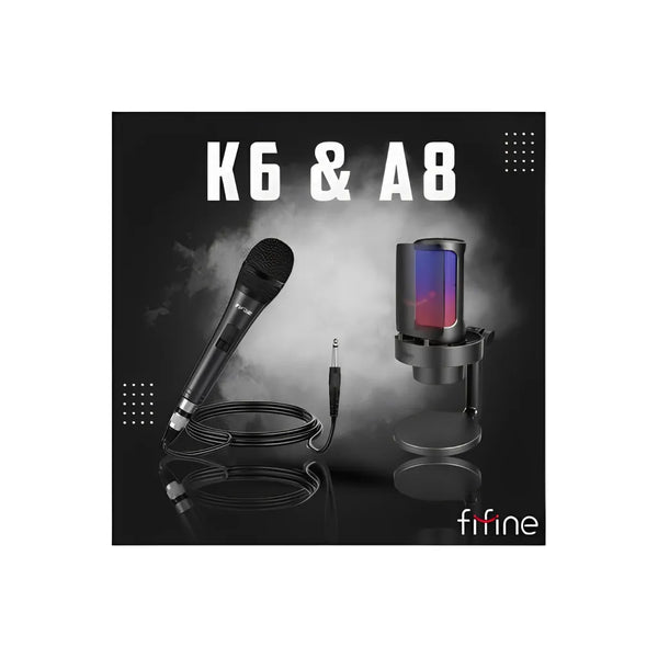 FIFINE LAUNCHES 2 NEW PROFESSIONAL MICS ‘AMPLIGAME A8’ & ‘K6’ - iTVoice