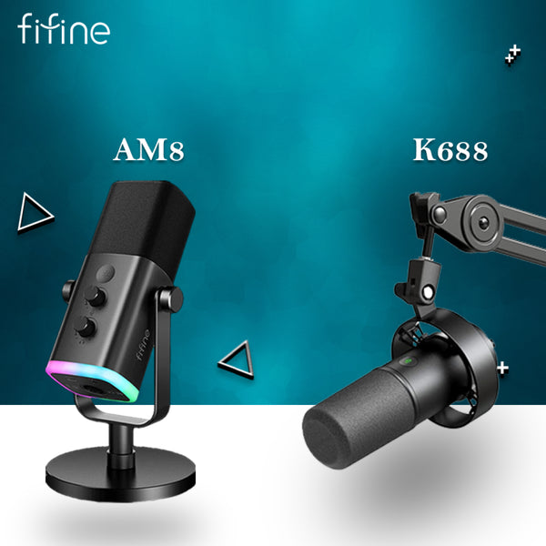 FIFINE LAUNCHES ‘AMPLITANK K688’ & ‘AMPLIGAME AM8’ PROFESSIONAL SERIES USB MICROPHONES
