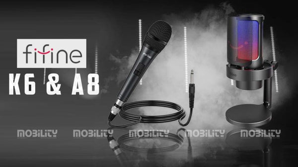 FIFINE LAUNCHES PROFESSIONAL MICS ‘AMPLIGAME A8’ & ‘K6'
