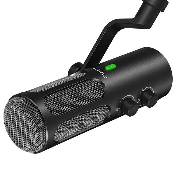 Amplitank Tank 3 - USB/XLR Dynamic Studio Microphone with Mute Button