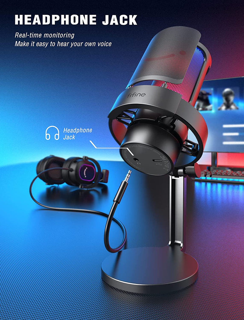 (RENEWED) Ampligame A8 USB Gaming Microphone