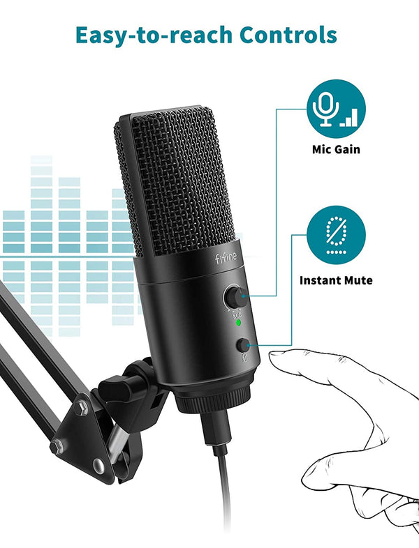 Unboxed of K683A - USB Desktop Microphone (With Tripod Stand)