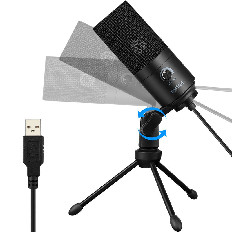 Buy Fifine Rubber Gaming Usb Microphone Condenser Mic Online at Best Prices  in India - JioMart.